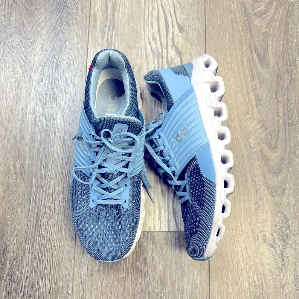 On Cloudswift Lake Sky Blue White Running Shoes Sneakers Women's Size 10